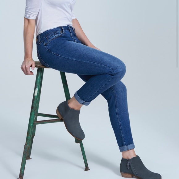 NEW Seven7 vintage mom jeans high rise 10 womens - Picture 2 of 10